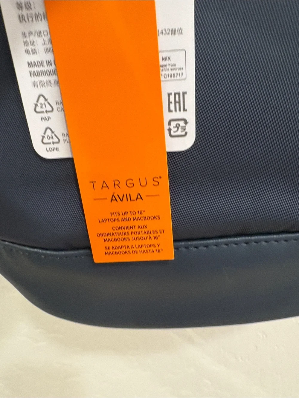 Targus Avila Men's Gray Backpack